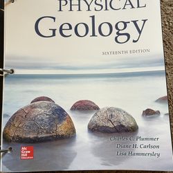 Physical Geology 16th Edition college Textbook 