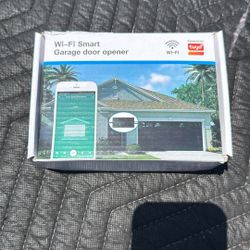 Wi-Fi Smart Garage Door Opener – Compatible with Tuya/Smart Life App – Voice Control Ready 