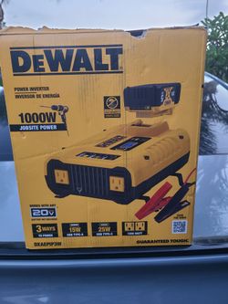 Dewalt 20v power inverter 1000w. New
