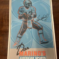 Dan Marino Signed Piece