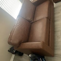 HXZDZ Faux Leather Sofa Couch Set