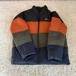 Like New Lacoste Puffer w/Detachable Hood