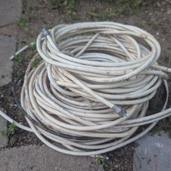 50ft+ White Coax Cable 