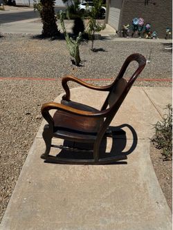 Antique Wood Rocking Chair