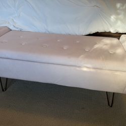 Pink Storage Bench