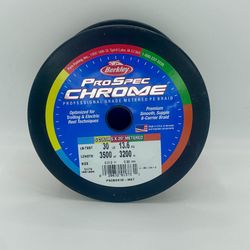 Berkley ProSpec Chrome Braid – 30lb 3500yd, Never Used