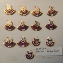 Circus Daddy Aladdin/Shiner Lapel Pins