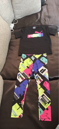 Puma Kids T-Shirt and Leggings Set size small