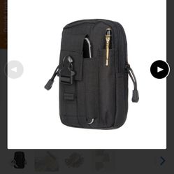 Black Tactical Belt Bag