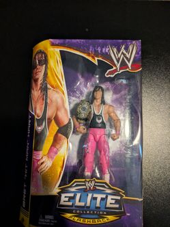 Mattel WWE Elite Collection Flashback Bret "Hit Man" Hart action figure