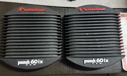 Two Rockford Fosgate Punch 60ix