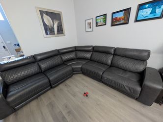 Ashley Furniture Large Modular Reclining Sectional – Power Recliners + USB – $500 OBO