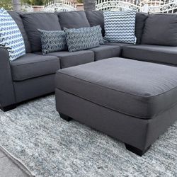 3 Piece Sectional with Ottoman from Ashley HomeStore