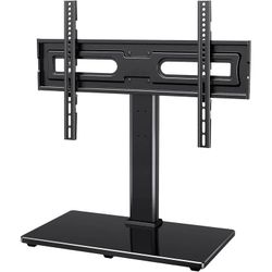 MountFTV Universal Table Top TV Stand for 32-80" Flat Screen TVs with 9 Height Adjustable
