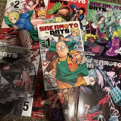 Sakamoto Days Manga 1-7