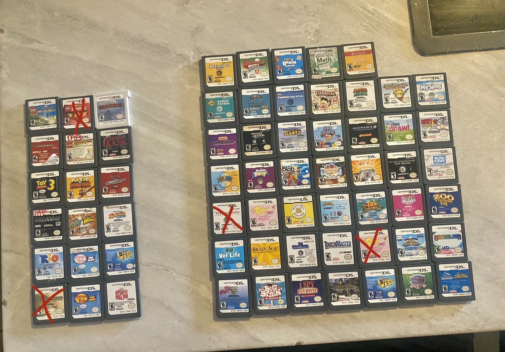 Nintendo Ds Games Lot