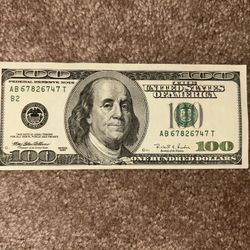 Crisp 1996 $100 Bill Never Used