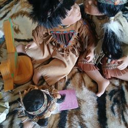 Vintage Porcelain Native