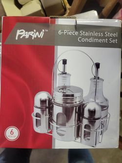 6 Piece Condiment Set