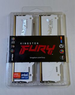 Kingston FURY Beast RGB White 64GB (2x32GB) DDR5-6000 CL36 RAM