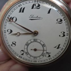 Pocket Watch Sterling Silver 800 Works Beautiful 1906