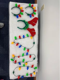 Christmas Light-Up Accessories Bundle – Necklaces, Headbands & Antlers – 8 Pieces