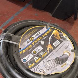 Oil farm fuel hose with static wire 30ft $150