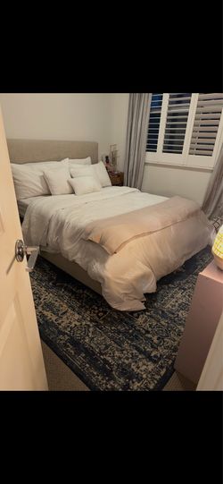 Bed frame- Queen- Restoration Hardware