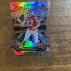 2023 SELECT TRAVIS KELCE PRIZM DIE CUT CARD