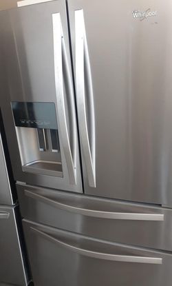 Whirlpool 4-Door Stainless Steel Refrigerator
