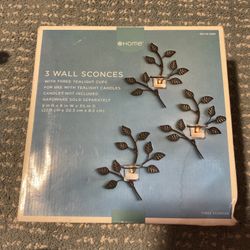 3 Wall Scones