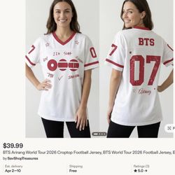 BTS Arirang World Tour Custom V-neck Jersey