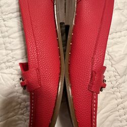 Anne Klein Flat Shoes  Red/gold Size 8.5 M