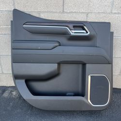 2022 - 2023 GMC SIERRA 1500 REAR LEFT DOOR PANEL TRIM BLACK OEM