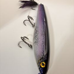 7”in.  Handmade Wooden Topwater Walker Fishing Lure.