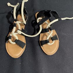 Black Gap Sandals Size 1