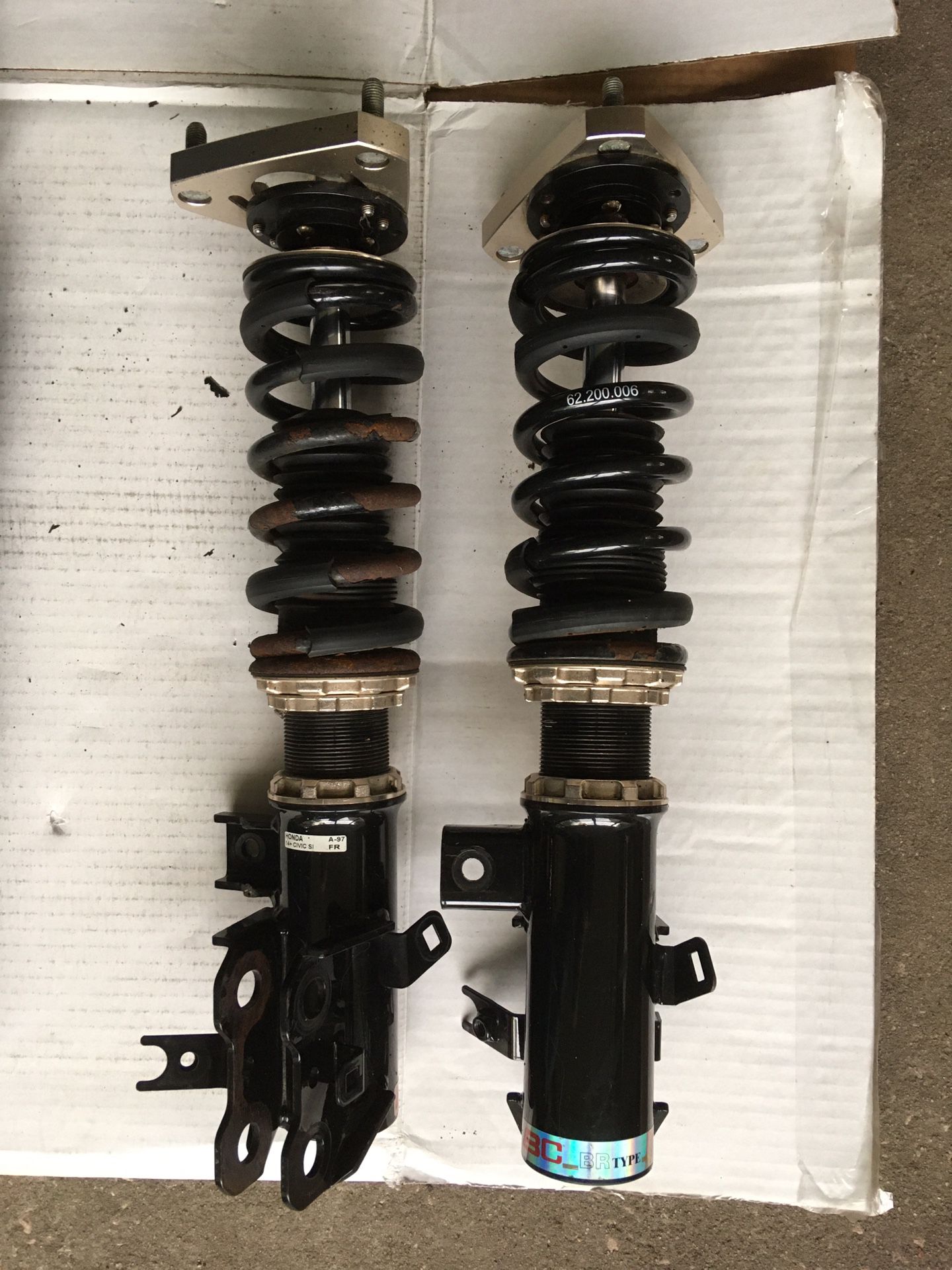 BC Racing BR Type coilovers
