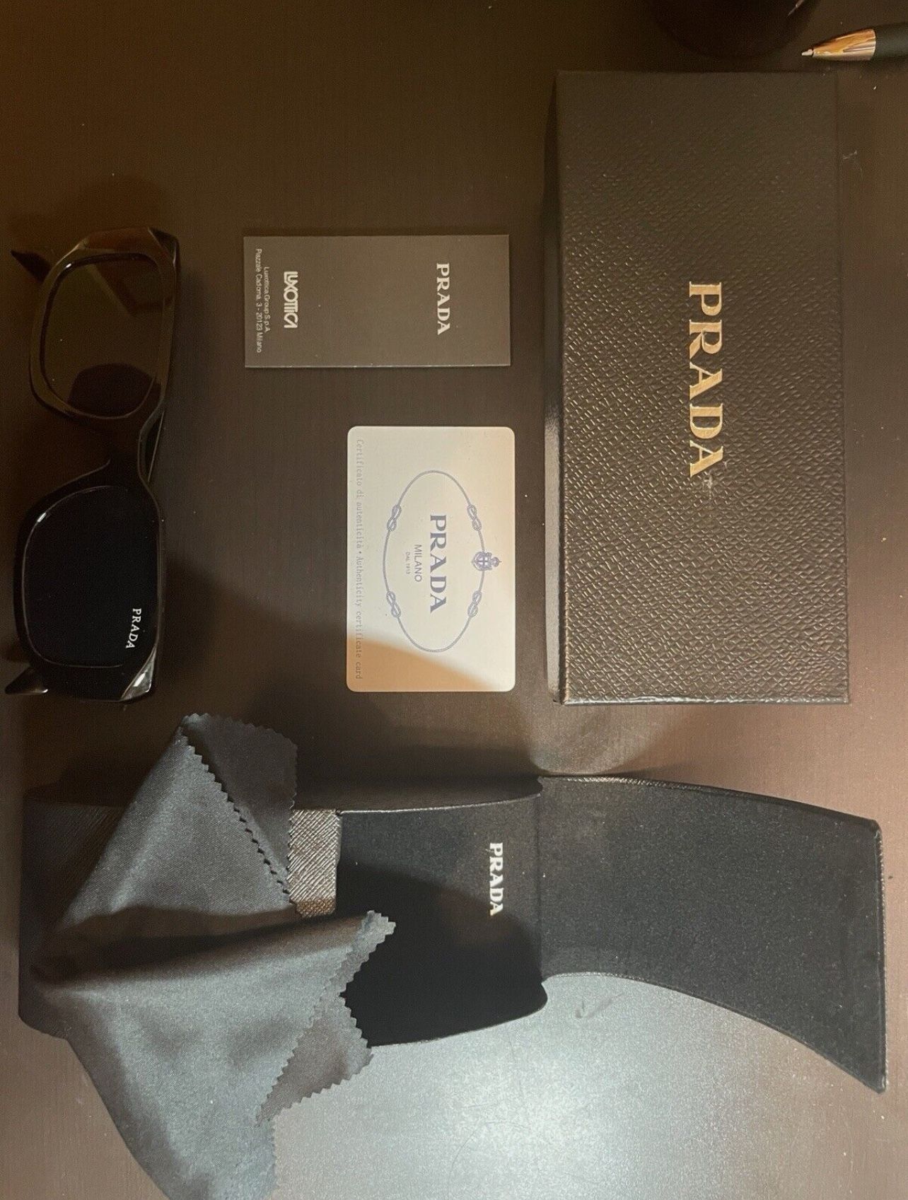 Brand New Prada PR 09YV Eyeglasses – Elegant Medium-Sized Black Frame