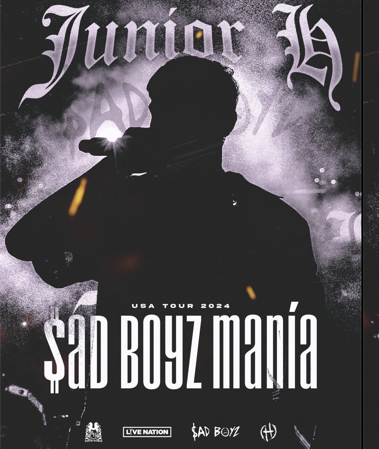 Junior H Sad Boyz Mania USA Tour 2024 