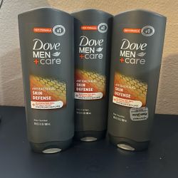 Dove Men Body Wash 3 For $10  New 