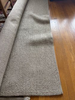 Pottery barn heather chenille jute rug