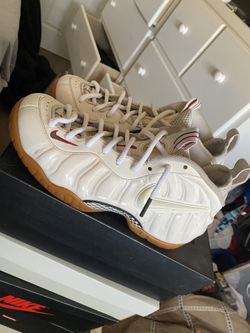 White Gucci Nike Foams