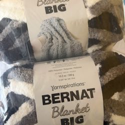 Brand New BERNAT Blanket Yarn - Big