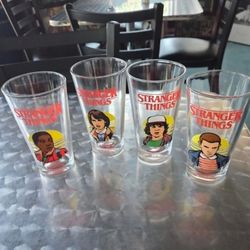 Stranger Things Glasses Set Of Four