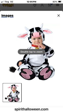 Cow toddler costume