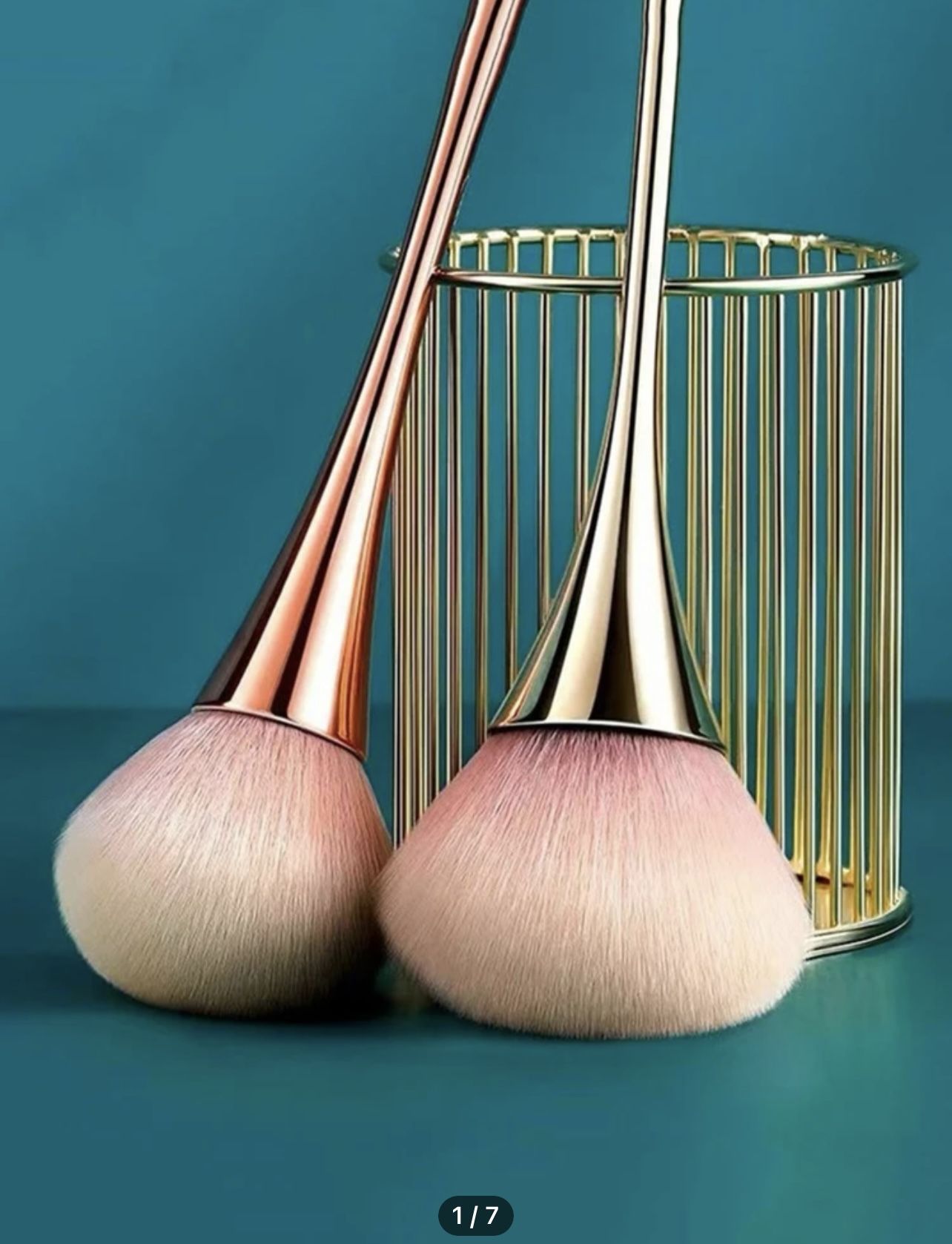 Large Fluffy Soft Set Of 2 MakeUp Brushes *NEW*