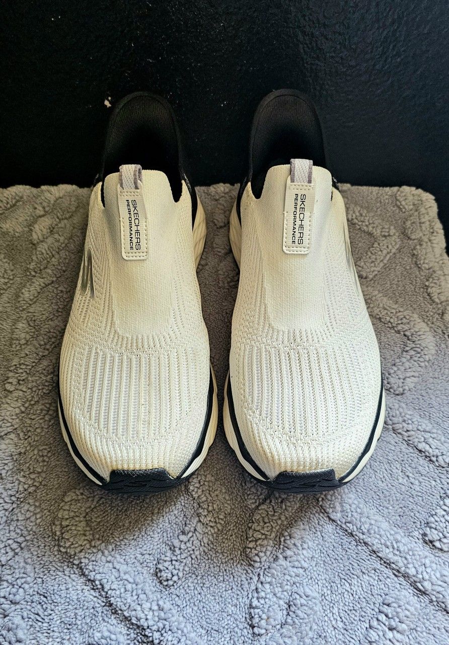 Sketchers Women's White Slip on Size