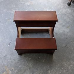 2-tier Step Stool With Hidden Storage