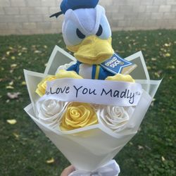 Donald Duck Eternal Rose Bouquet