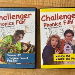 2 Challenger Phonics Fun DVD Vol. 2 Vowels & 3 Irregular Vowel Famili